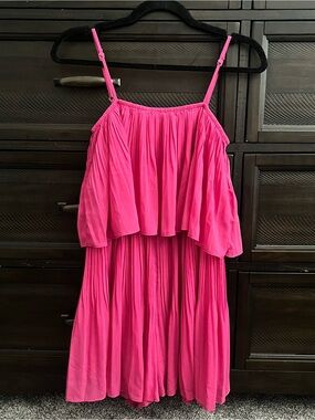 Pink Tiered Romper Special Occasion